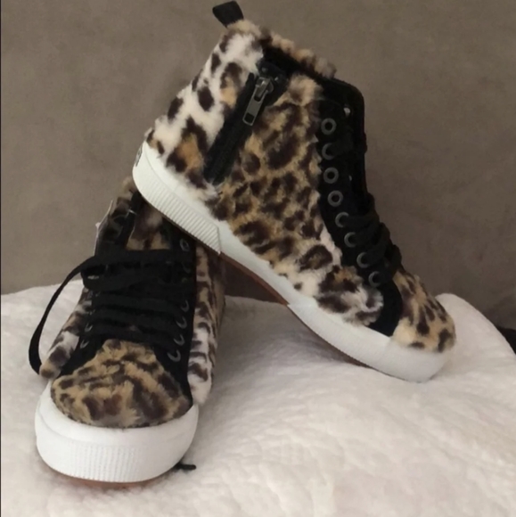🆕🌿SUPERGA LEOPARD HIGH TOPS🌿 - Picture 3 of 9